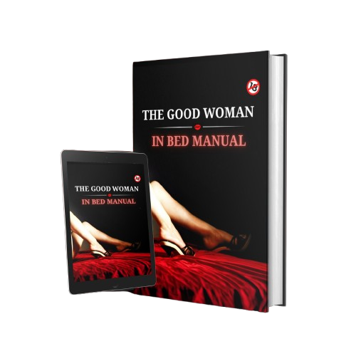 The Good Woman In Bed Manual — book and tablet mockup